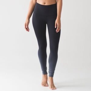 Lululemon gradient ombré high rise wander legging